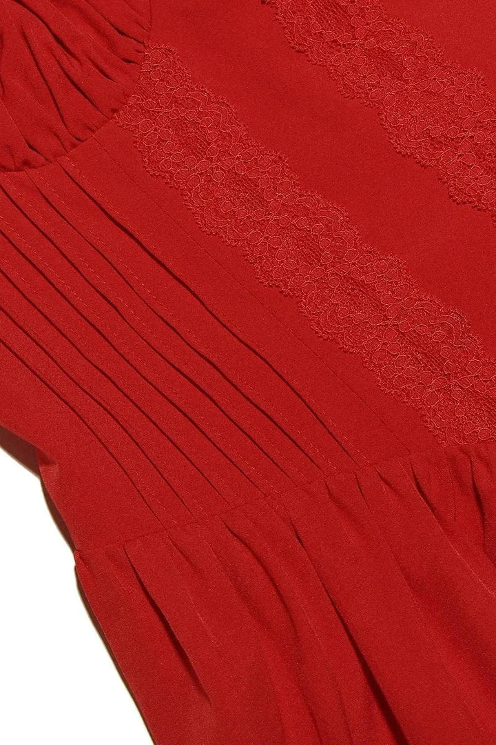 Munira Women's short dress with ruffled straps in soft cotton blend fabric, perfect for a casual yet stylish summer look.